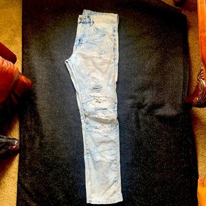 Distressed Smoke Rise Jeans